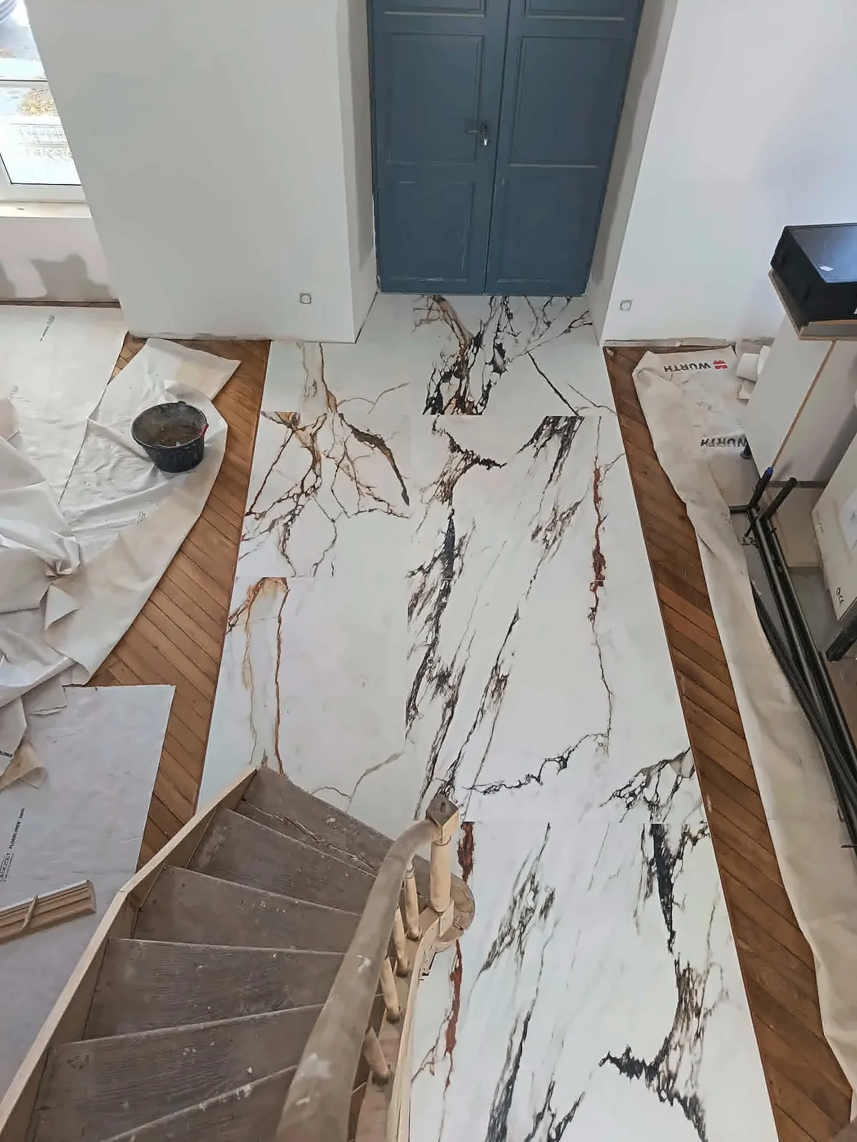 Carrelage imitation parquet bois par Guillet Carrelage