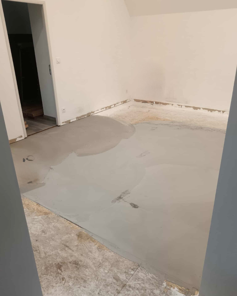 Chape liquide autonivelante en Mayenne